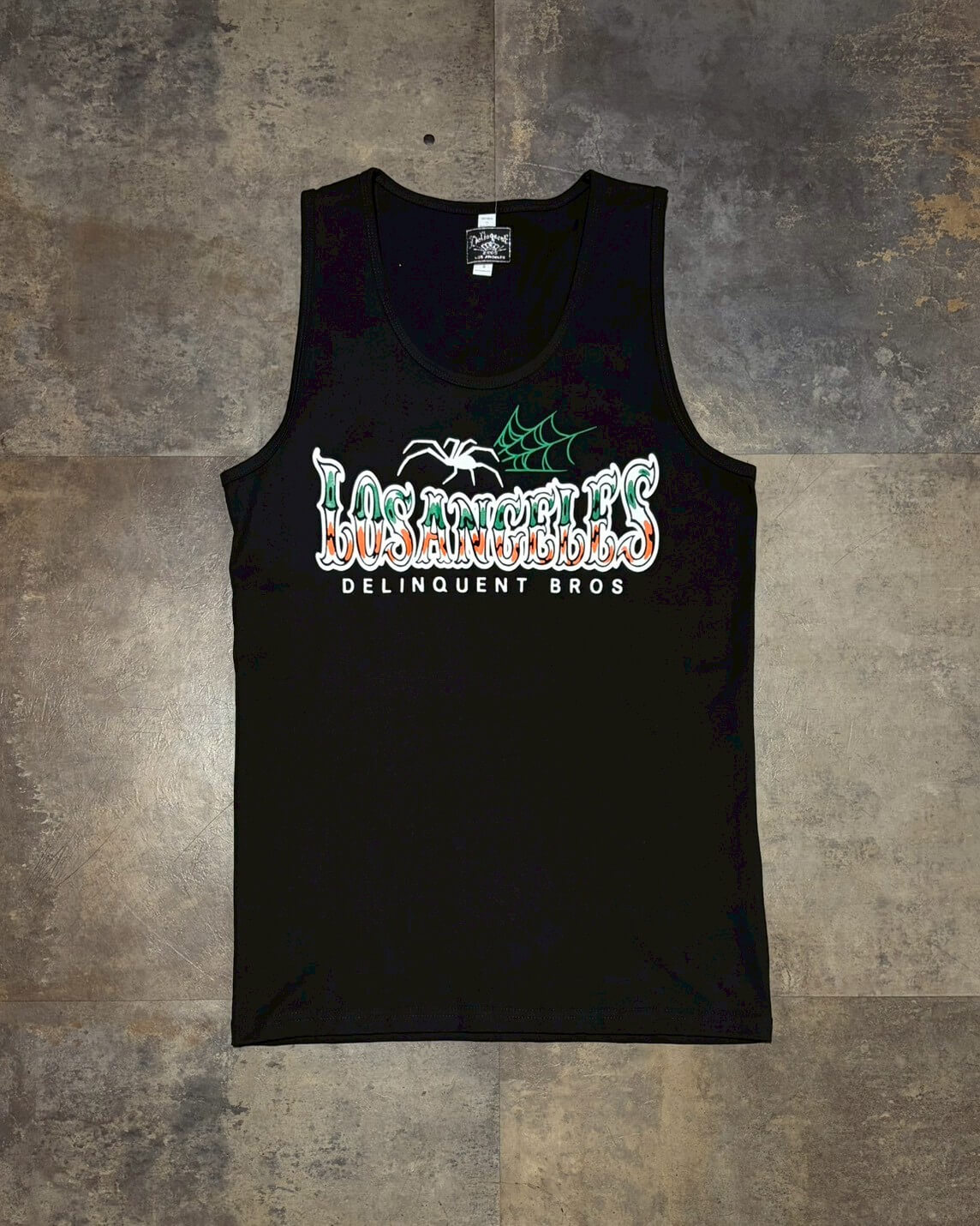 Spider Logo  Tank top　BLACK