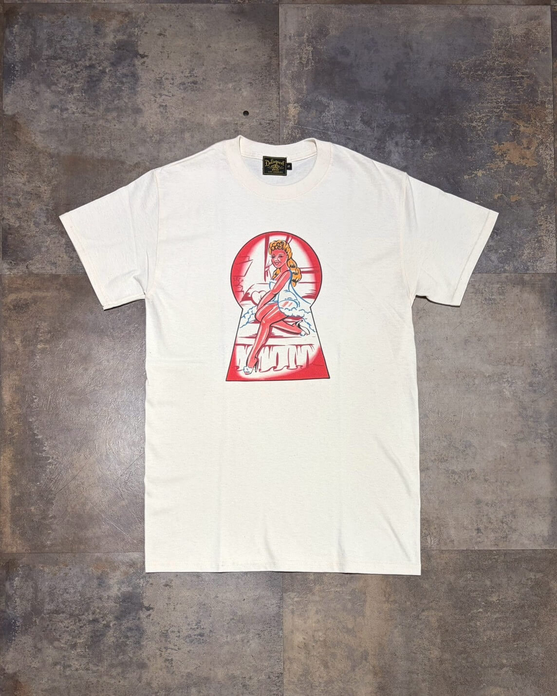 Key Hole Tee　NATURAL