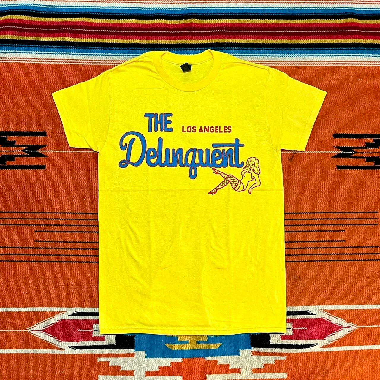 “The Delinquent LA” Tee　YELLOW