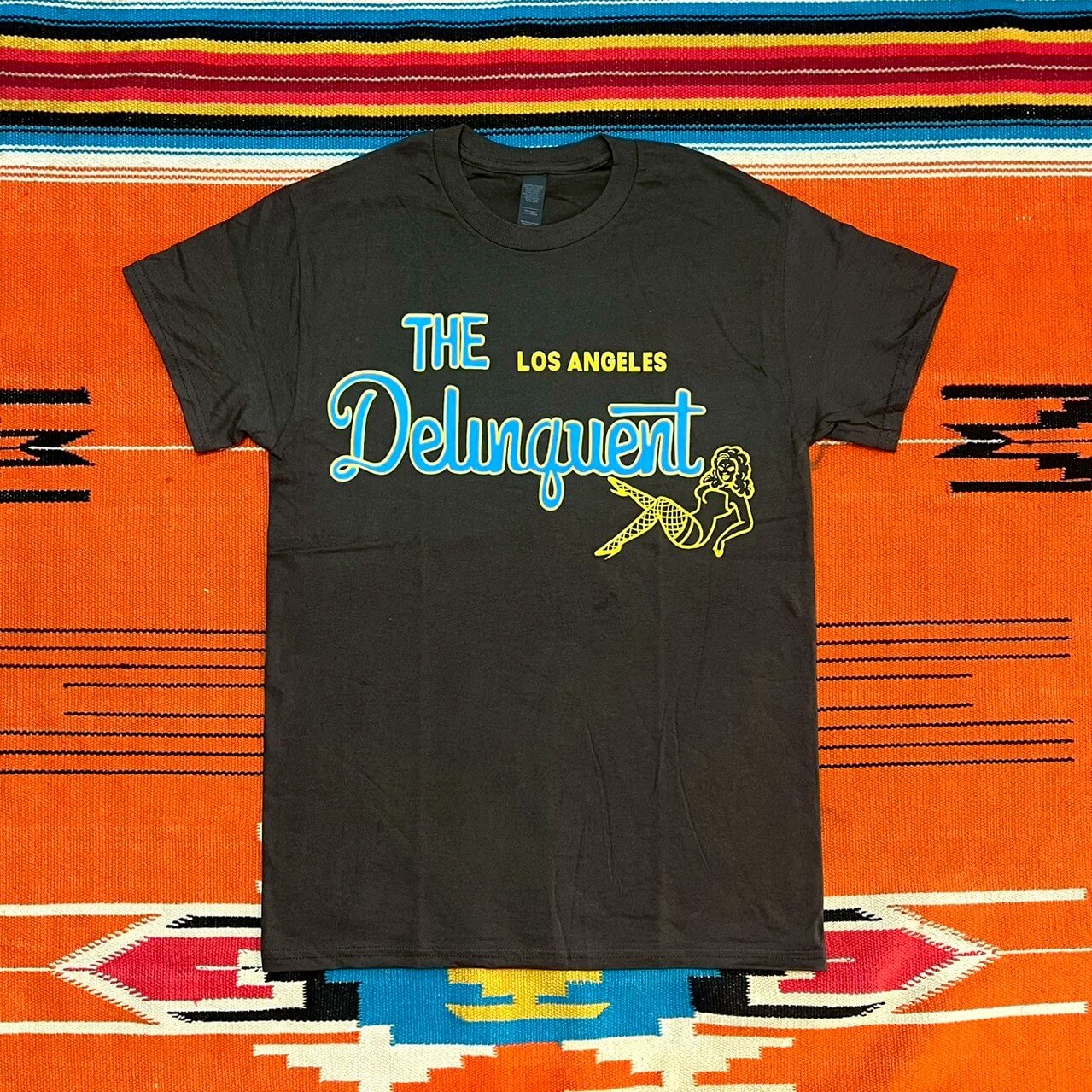 “The Delinquent LA” Tee　BROWN