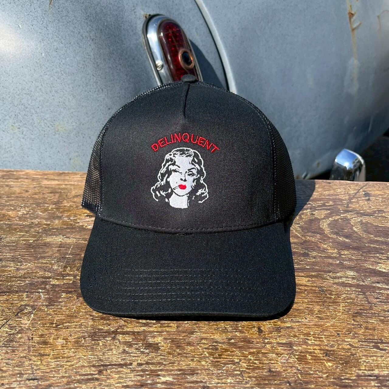 Smoke Girl Trucker Cap