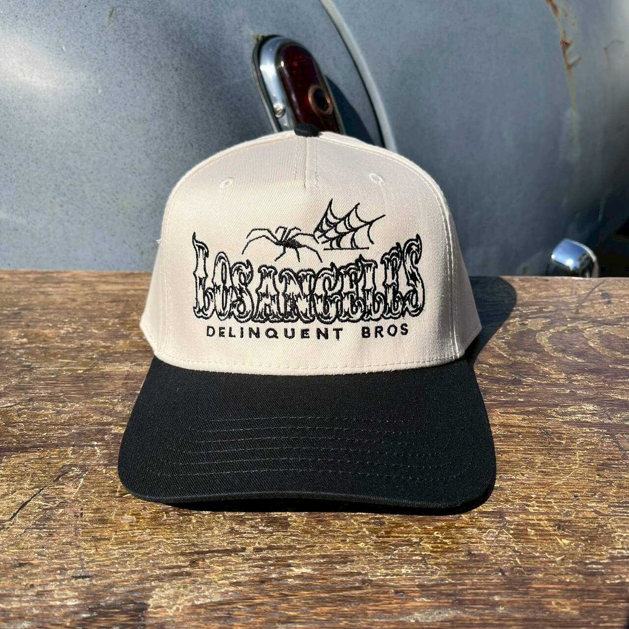 Spider Logo Snap Back　NATURAL×BLACK