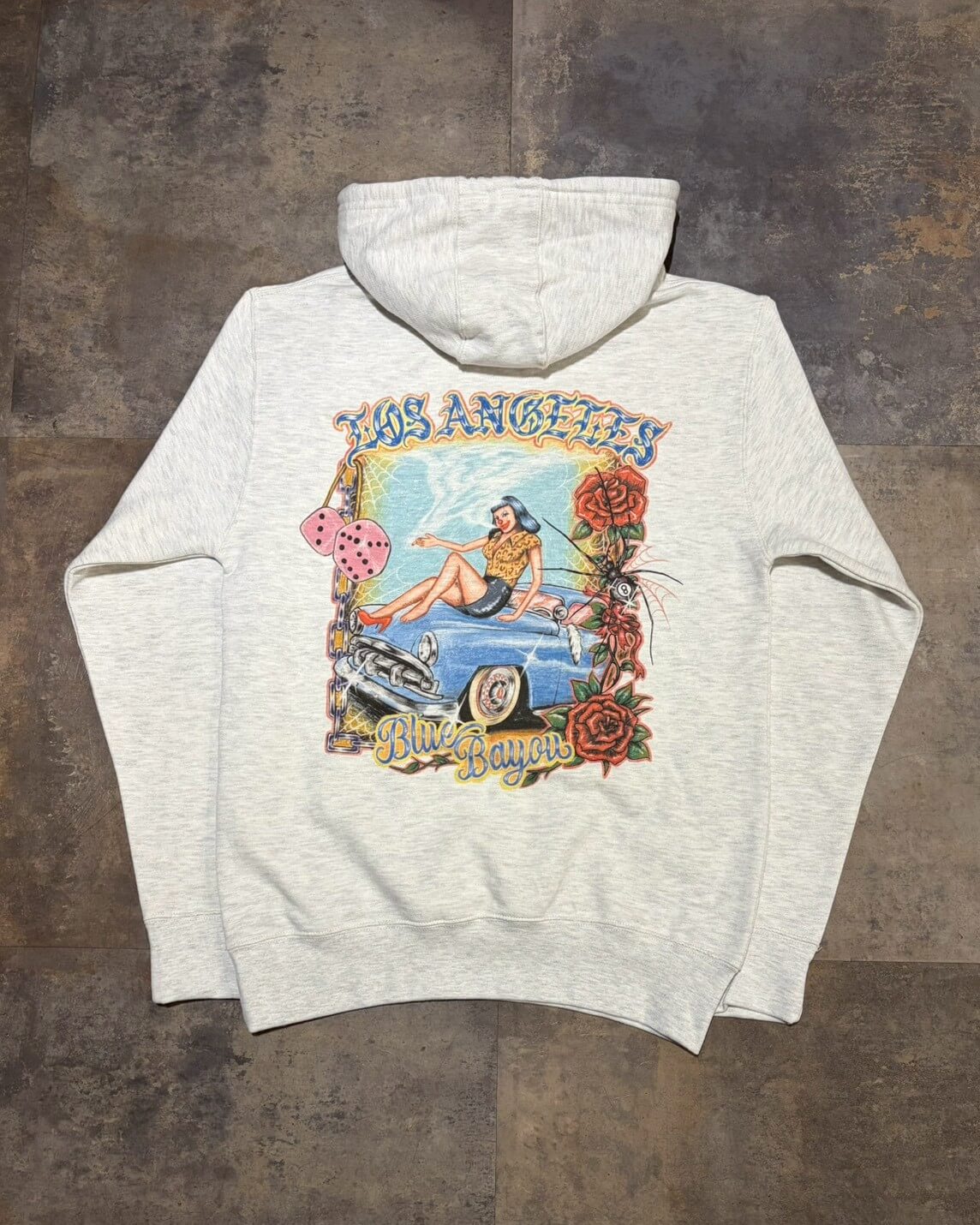“Blue Bayou” Hoodie　NATURAL