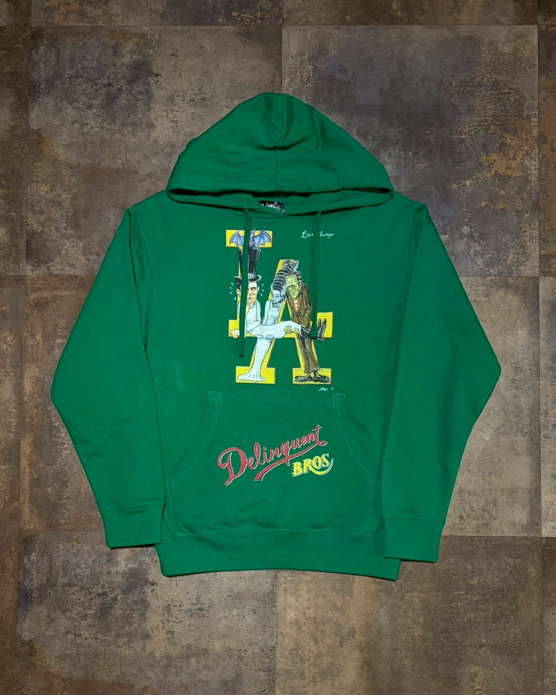 LA Monster Hoodie　GREEN
