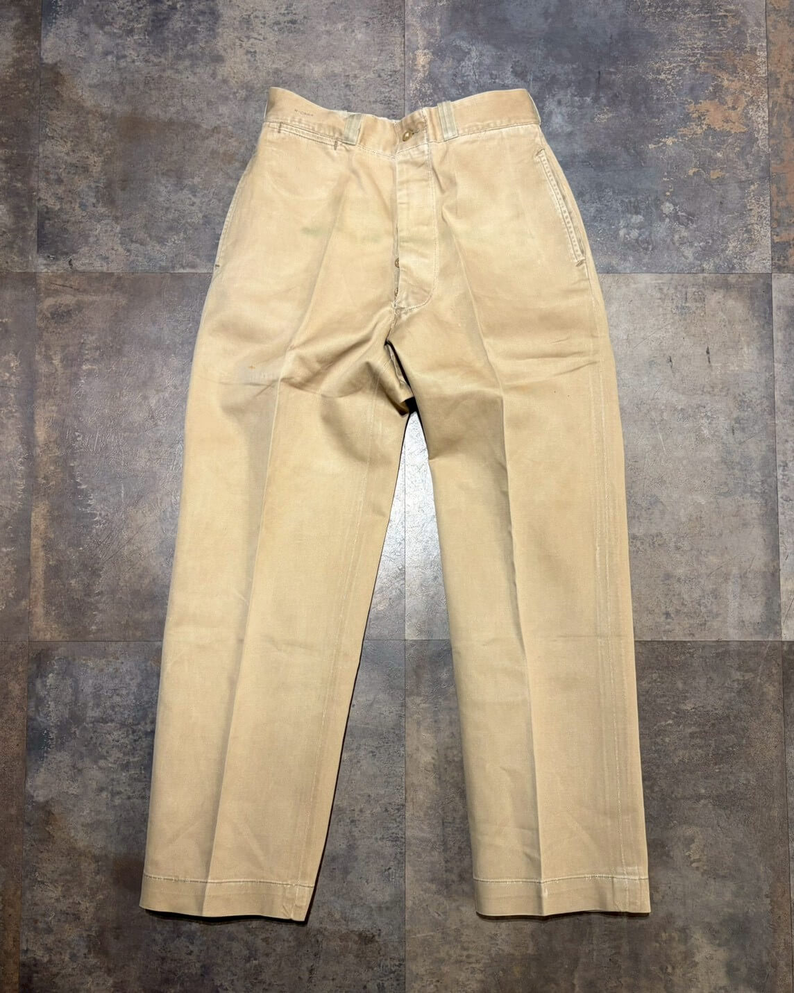 【50s】TROUSERS MEN’S COTTON UNIFORM TWILL