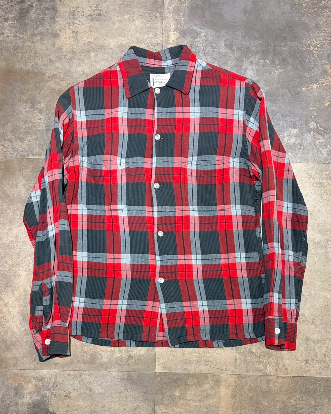 【50~60s】SEARS a Milliken チェックシャツ