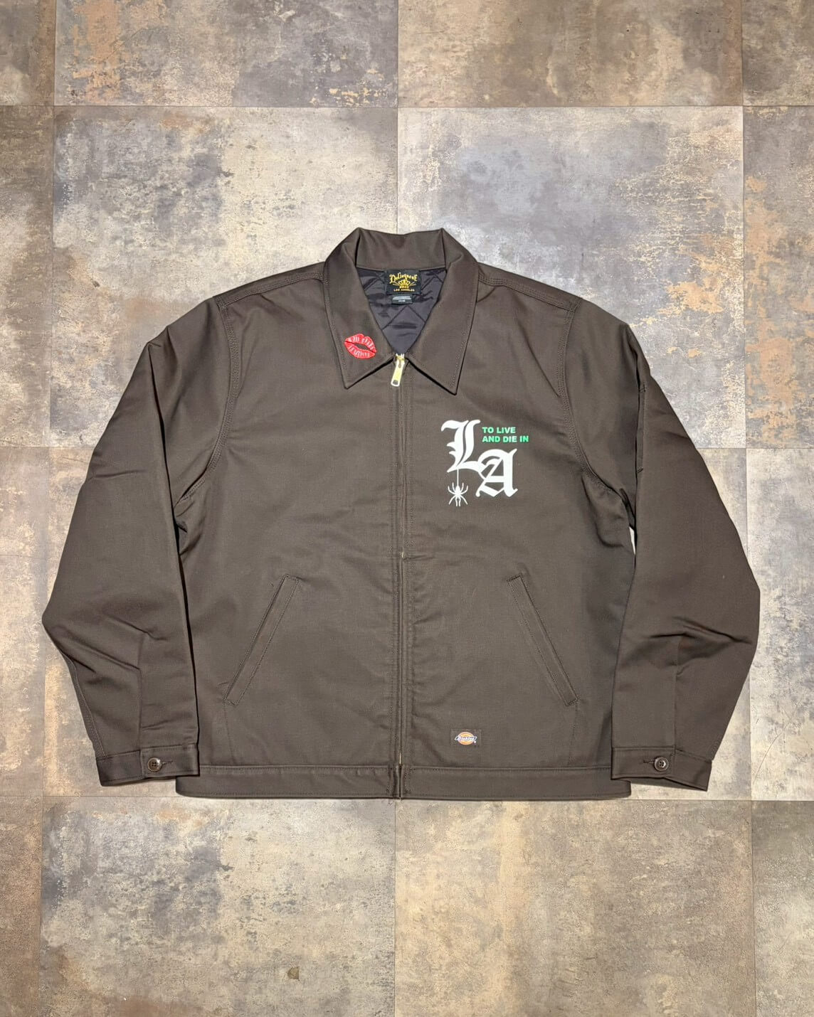 “To Live and Die in LA” Mechanic Jacket　BROWN