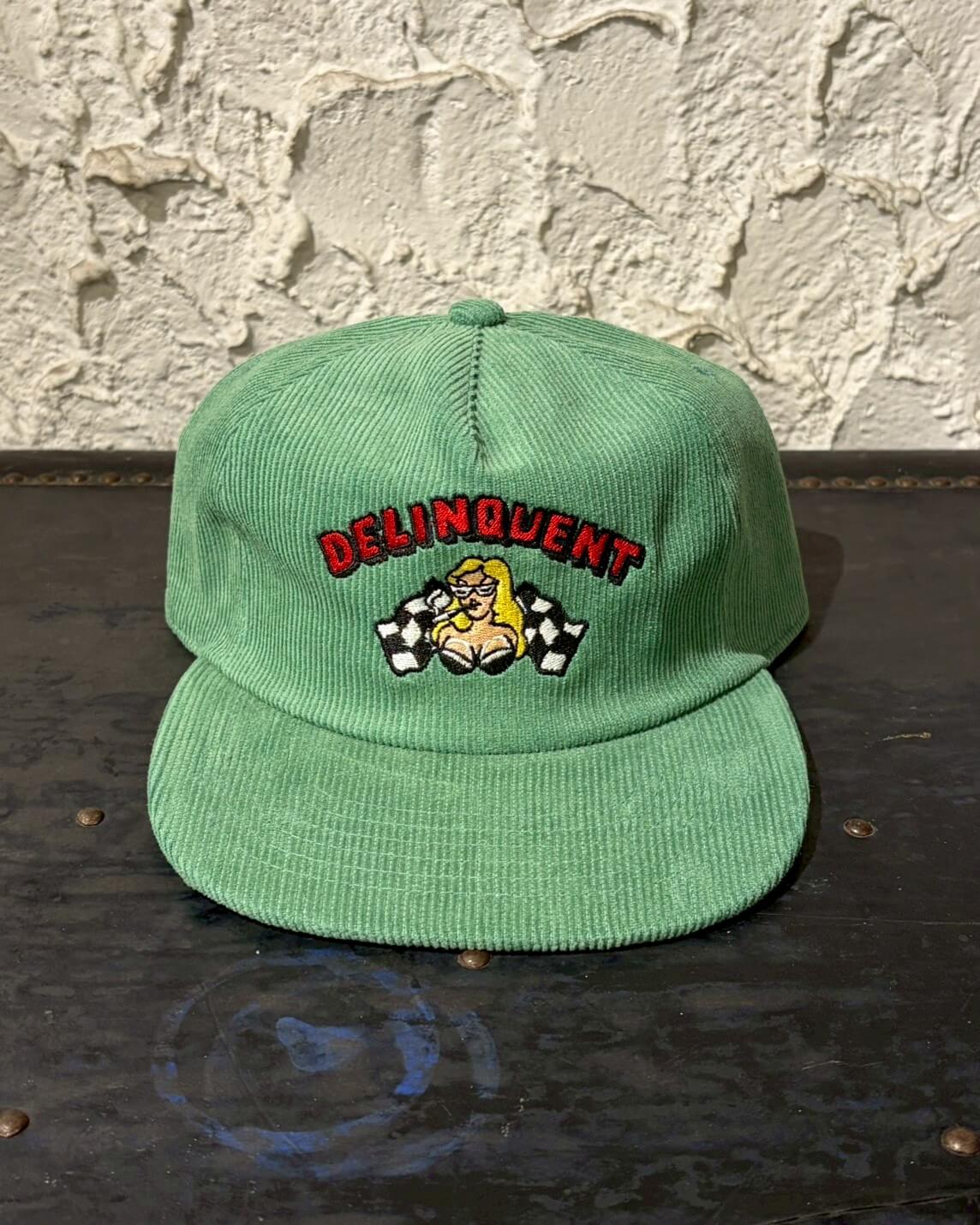 Faster Baby Corduroy Snap Back Cap　GREEN