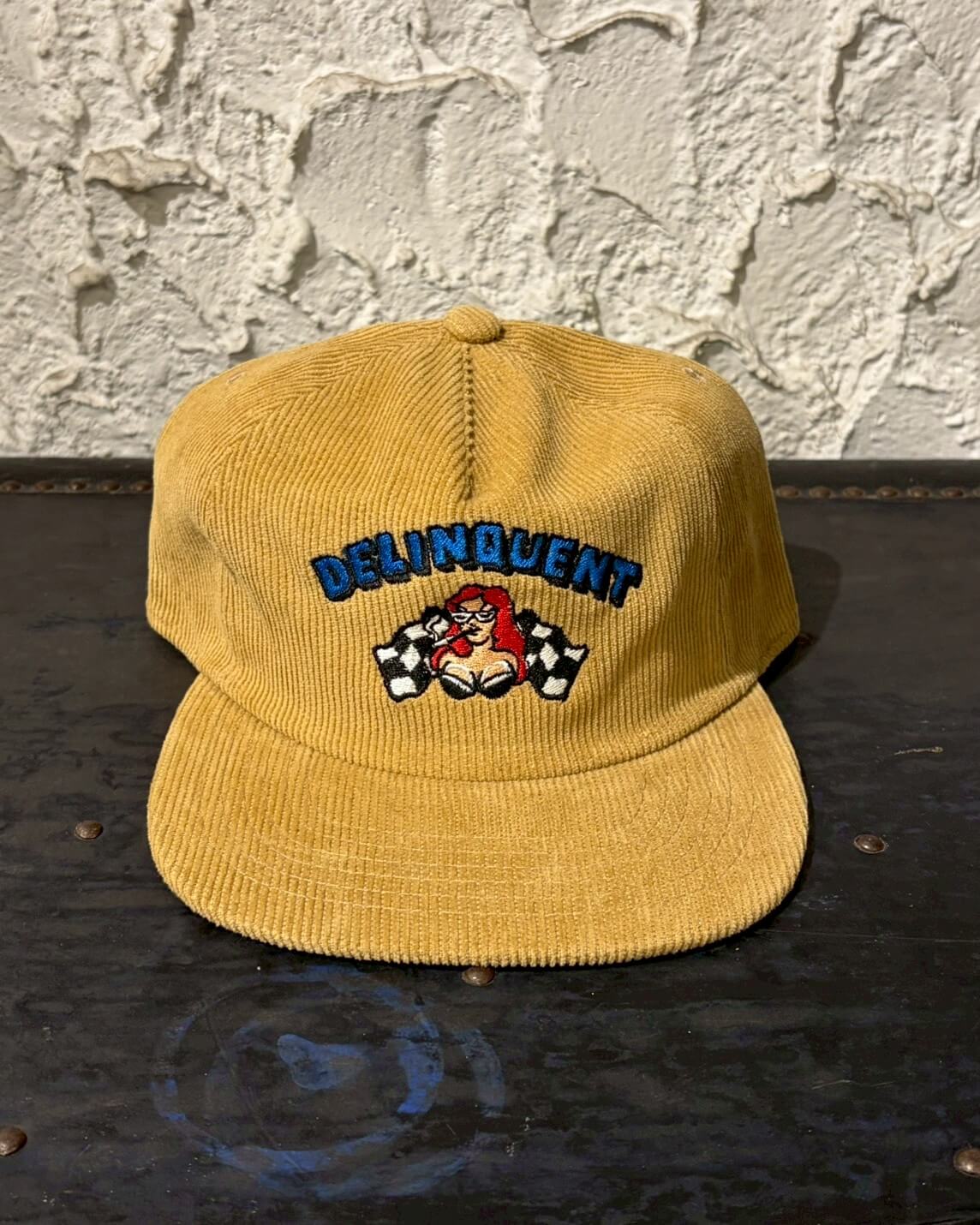 Faster Baby Corduroy Snap Back Cap　BEIGE