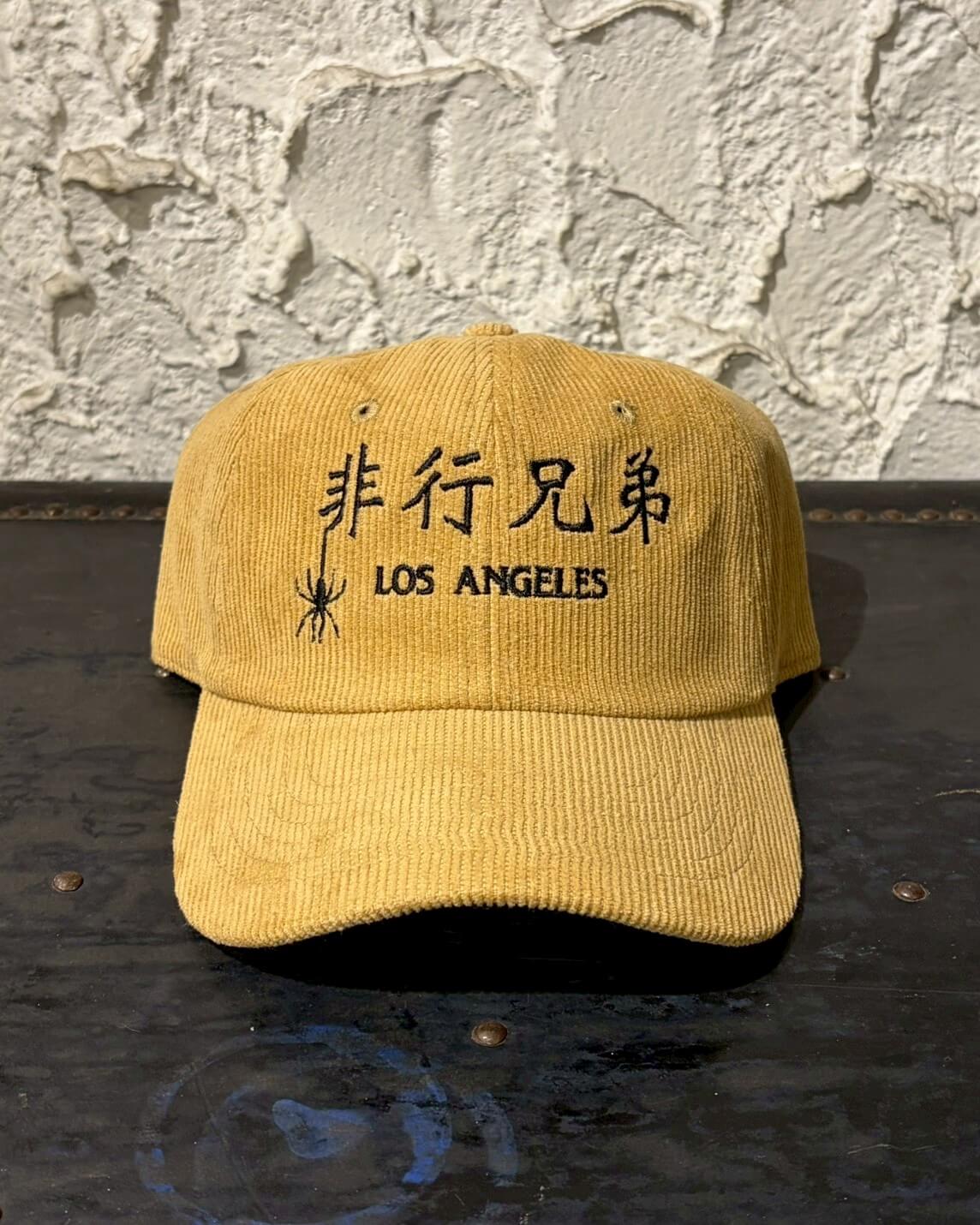 非行兄弟 Corduroy Snap Back Cap　BEIGE