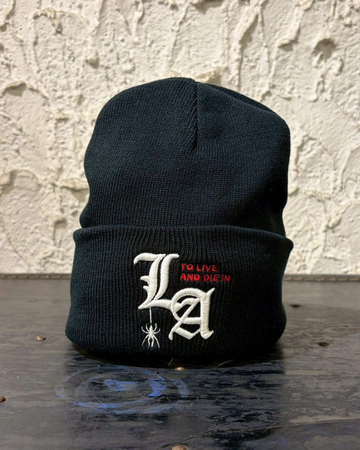 To live and Die in LA Beanie　BLACK