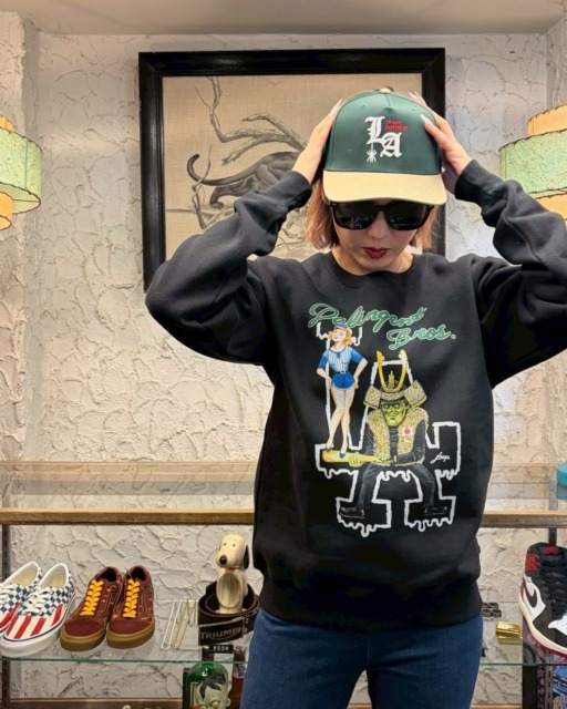 【Recommend item🇺🇸】【JAPAN LIMITED】”SHOW-TIME” Crew Neck Sweat ShirtDelinquent Bros/デリンクエントブロスのグラフィック、”SHOW-TIME”が目を引くスウェット。コチラのアイテムは日本店限定商品となっております。SIZE : S~XL残りわずかとなっておりますのでおはやめに🤝【Sサイズ着用】⬛︎ 営業時間 : 11:00~19:00
⬛︎ 北海道札幌市白石区北郷9条７丁目10-2
⬛︎ 駐車場有
⬛︎ 定休日はInstagram固定投稿にてご確認下さい。#delinquentbros
#デリンクエントブロス
#デリンクエント
#非行兄弟
#札幌