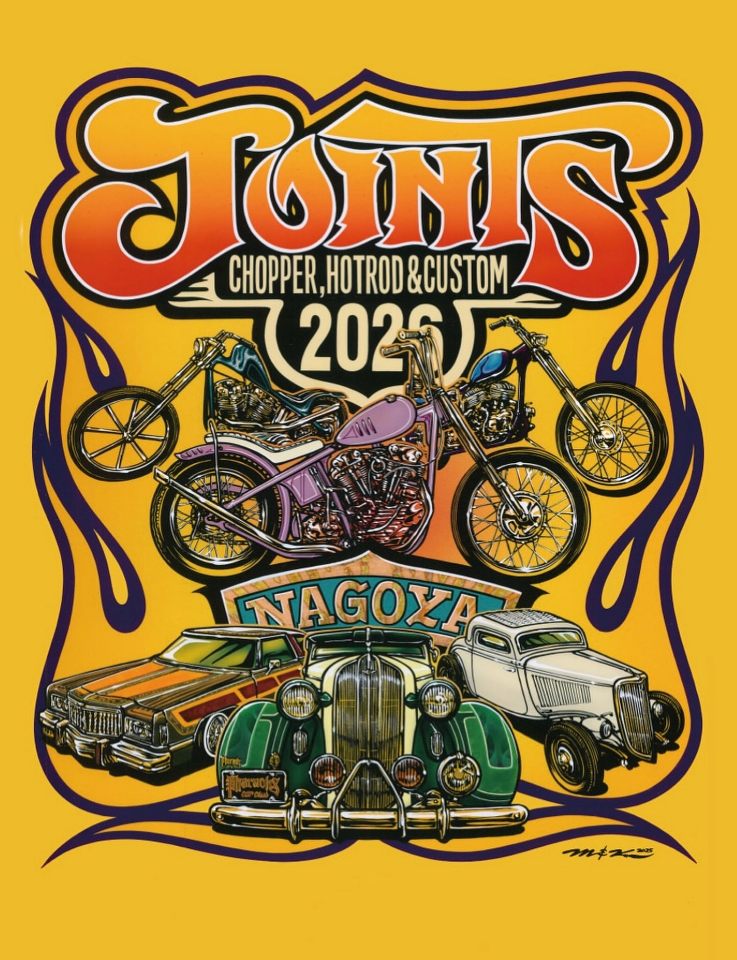 【出店のお知らせ🏁】名古屋で開催されるカスタムモーターサイクルショー" JOINTS 2026 "の物販ブース(Vendor)に出店させて頂きます!
@joints_nagoyaキャップ.Tシャツメインに販売させて頂きますので、当日は宜しくお願いします🤝場所:ポートメッセ名古屋開催日時:4月12日(SUN) 9:30~16:00#delinquentbros
#デリンクエントブロス
#デリンクエント
#非行兄弟
#joints