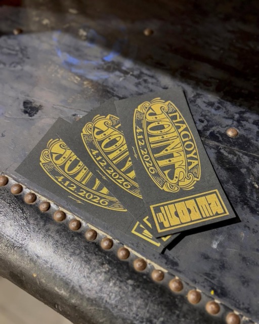 【JOINTS チケット店頭販売中🏁】名古屋で開催されるカスタムモーターサイクルショー" JOINTS 2026 "の物販ブース(Vendor)に出店させて頂きます!
@joints_nagoyaキャップ.Tシャツメインに販売させて頂きますので、当日は宜しくお願いします🤝店頭にてチケット販売しておりますので、札幌からJOINTSに行かれる予定の方は是非🏁場所:ポートメッセ名古屋開催日時:4月12日(SUN) 9:30~16:00#delinquentbros
#デリンクエントブロス
#デリンクエント
#非行兄弟
#joints