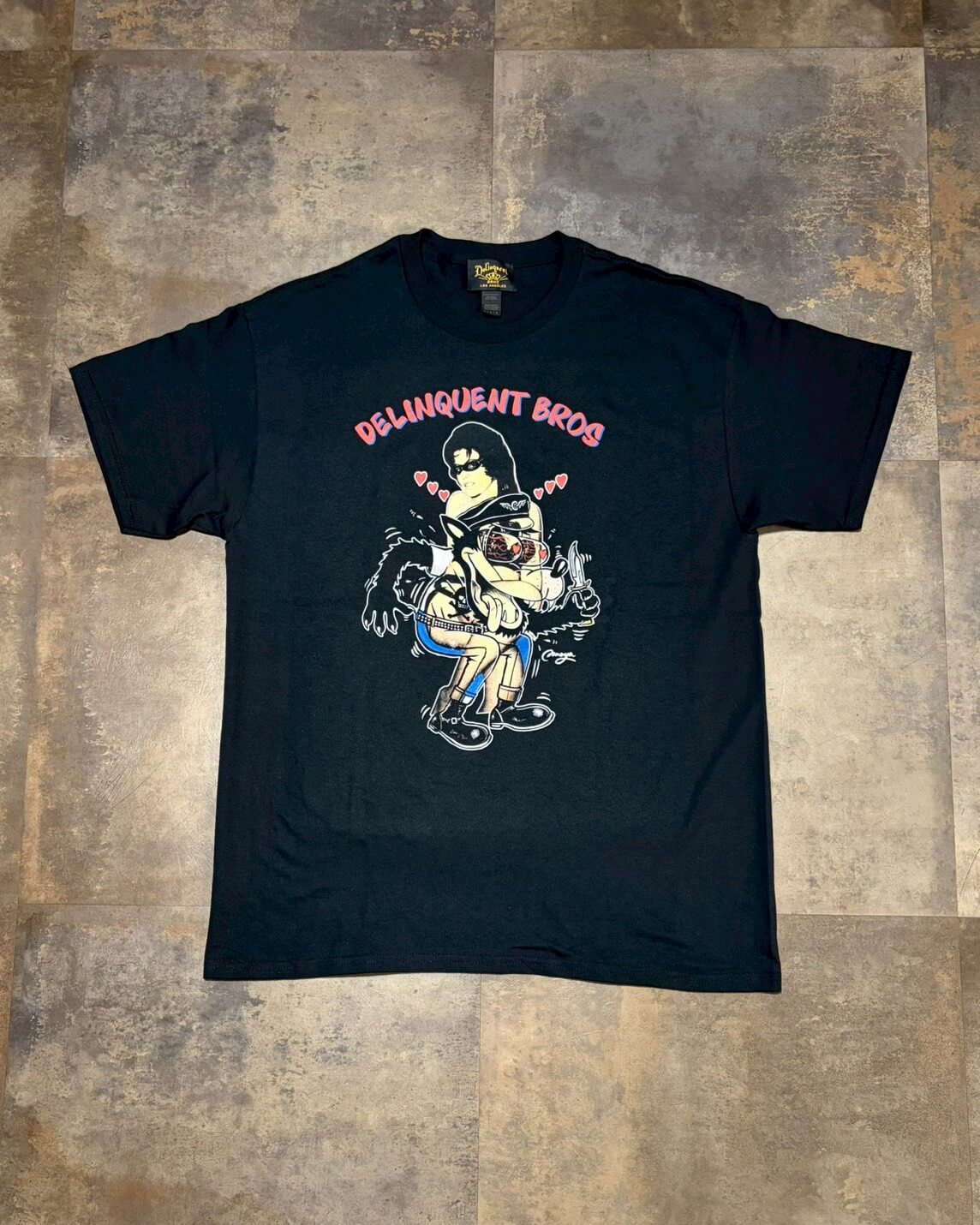 Wolflin’ around Tee　BLACK