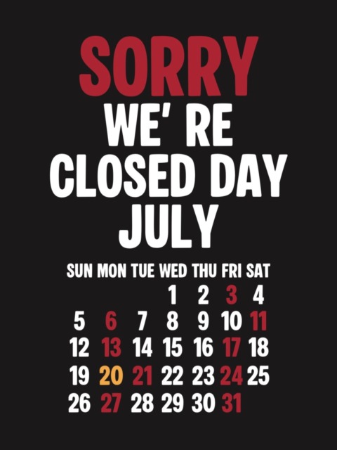 July Close Day.※赤字が店休となります。7/20 (日)はサッポロファクトリーホールにてWBC2026物販ブースにて出店となります、店舗は休みです🤝⬛︎ 営業時間 : 11:00~19:00
⬛︎ 北海道札幌市白石区北郷9条７丁目10-2
⬛︎ 駐車場有#delinquentbros
#デリンクエントブロス
#デリンクエント
#非行兄弟
#札幌