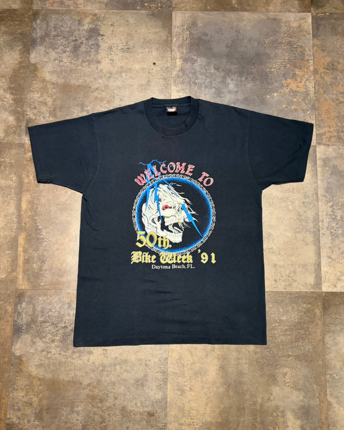 【90s】WELCOME TO 50th Bike week Tee