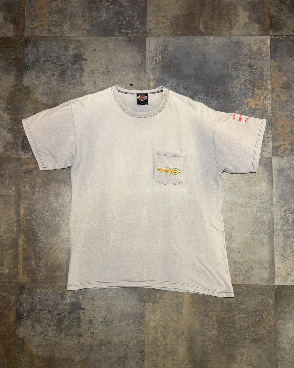 【90s】Harley-Davidson 38KNUCKLEHEAD Pocket Tee