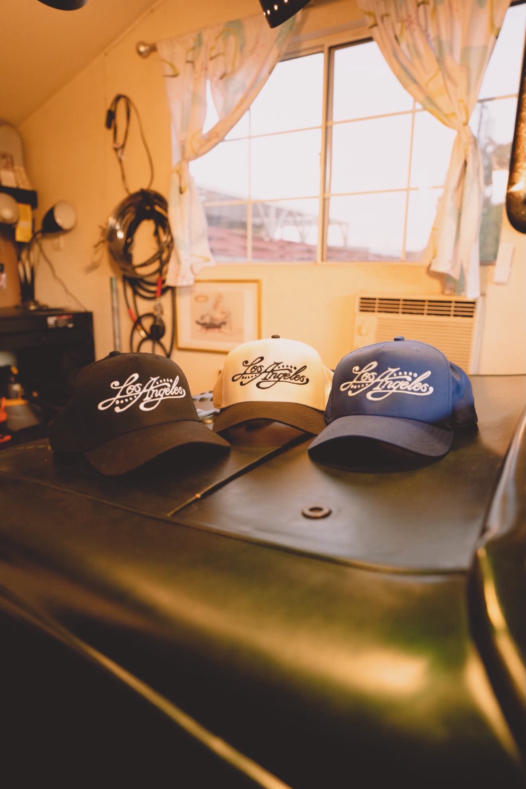 Smoke Ink LA 5 Panel Snap Back Cap